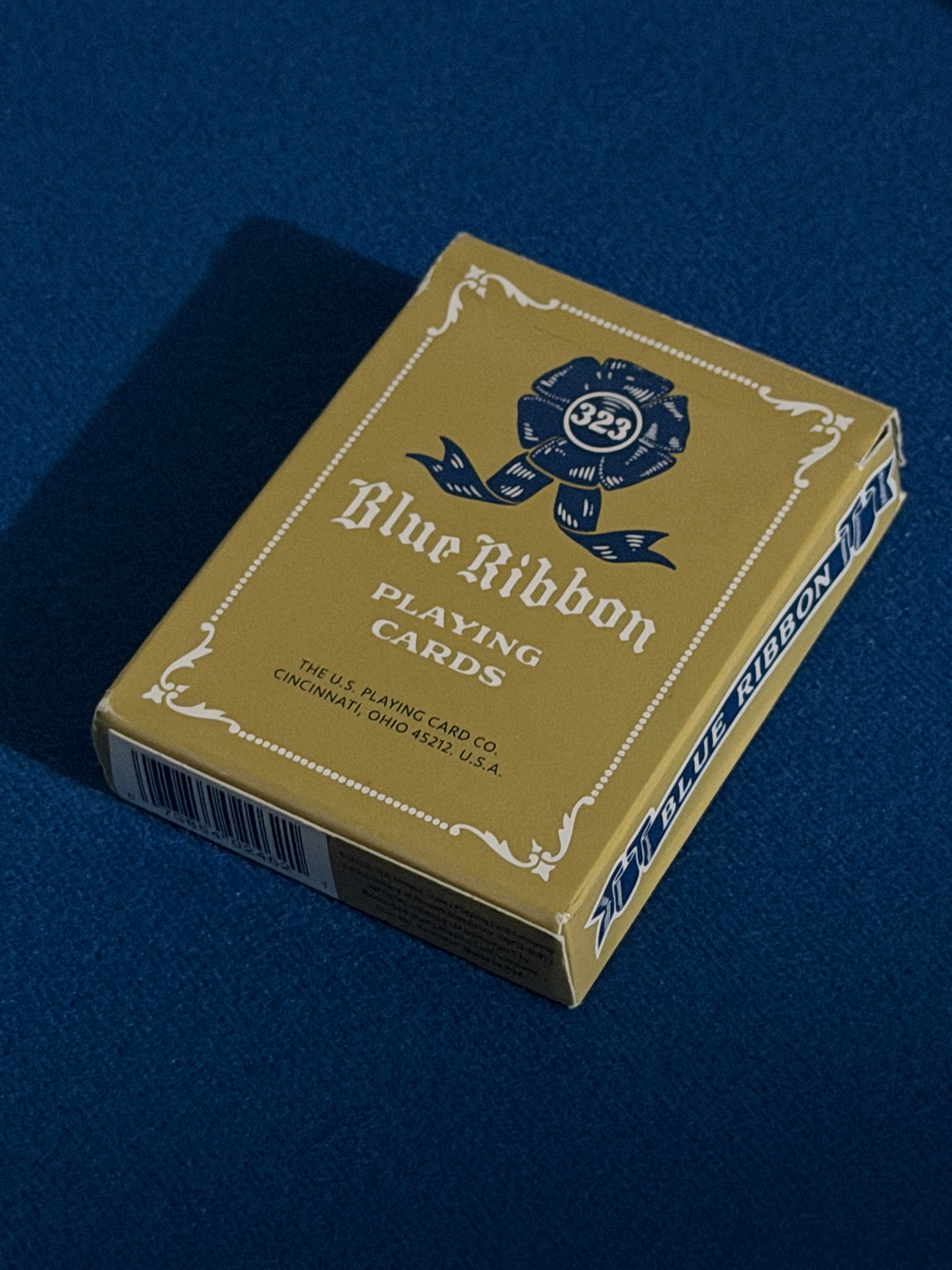 Blue Ribbon Playing Cards (azul)