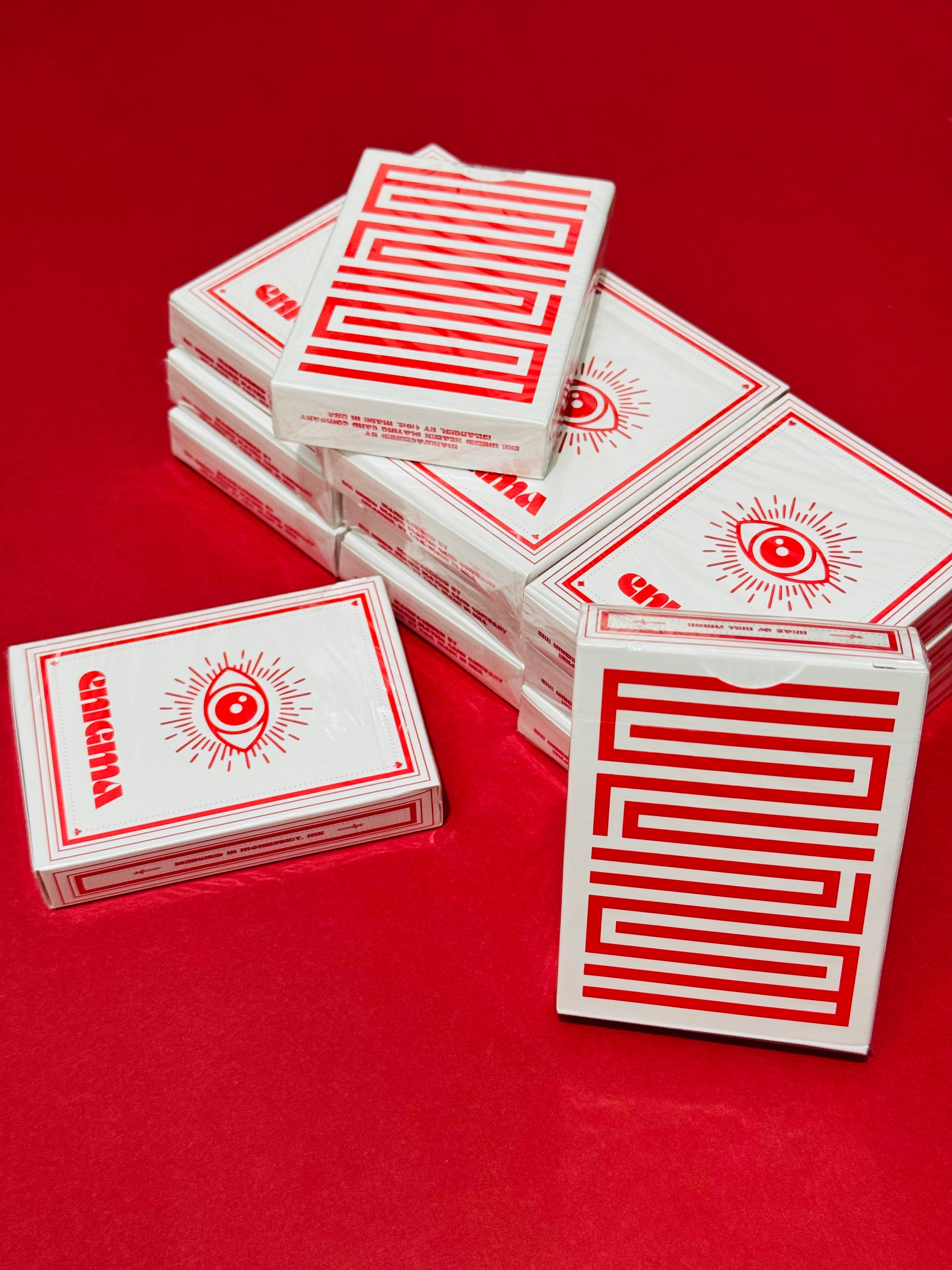 Torch Red Enigma Playing Cards