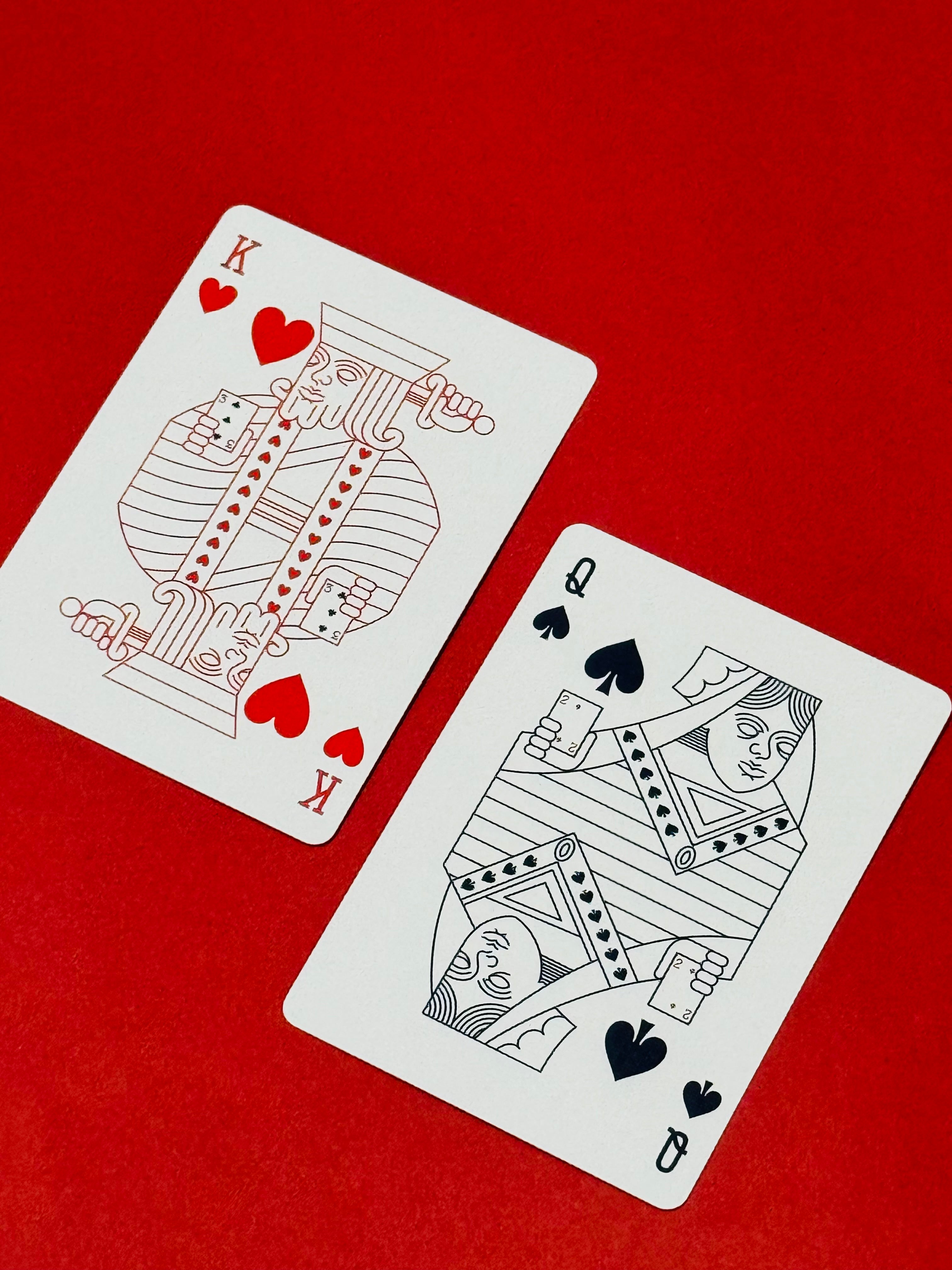 Torch Red Enigma Playing Cards
