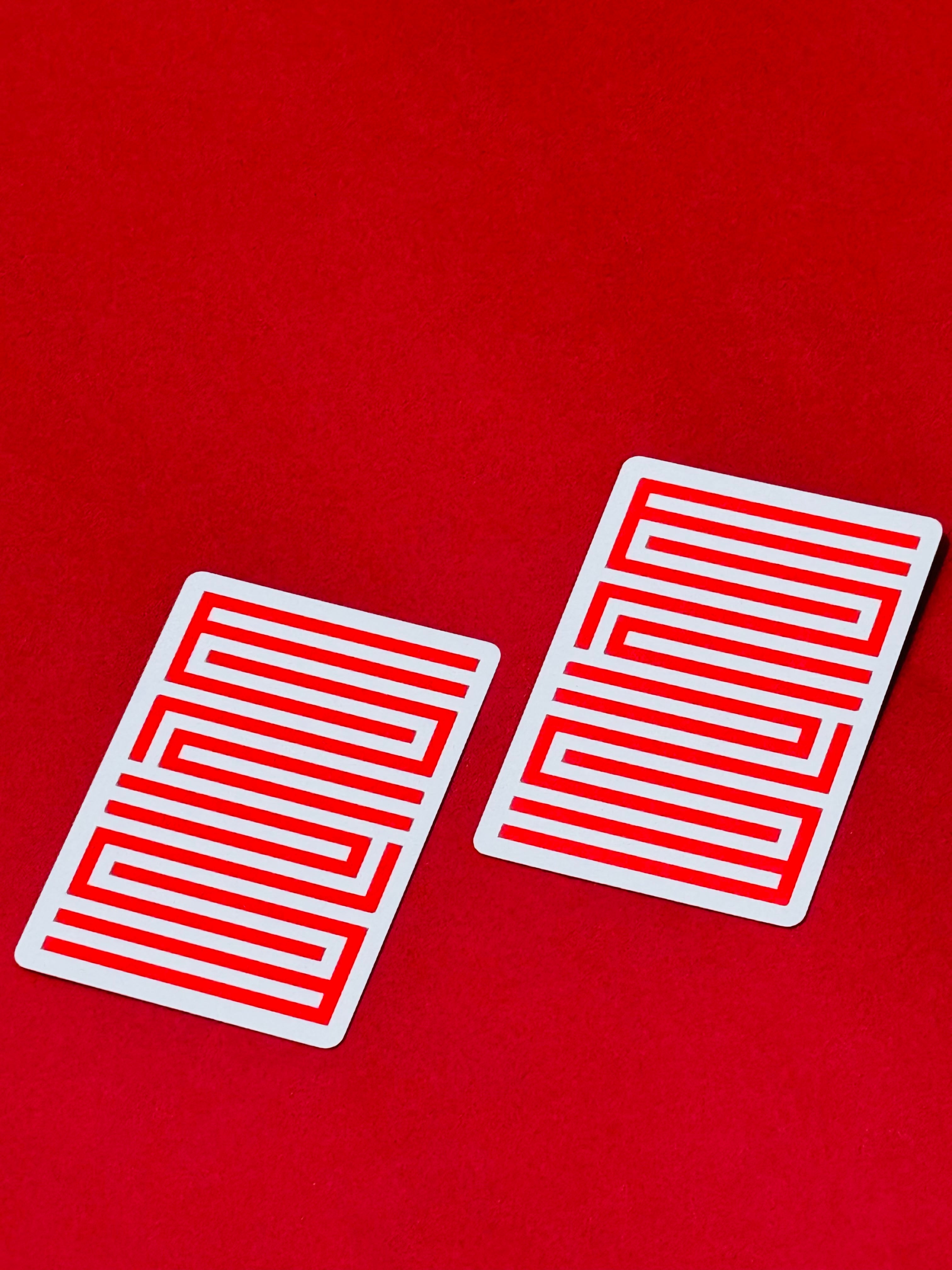 Torch Red Enigma Playing Cards