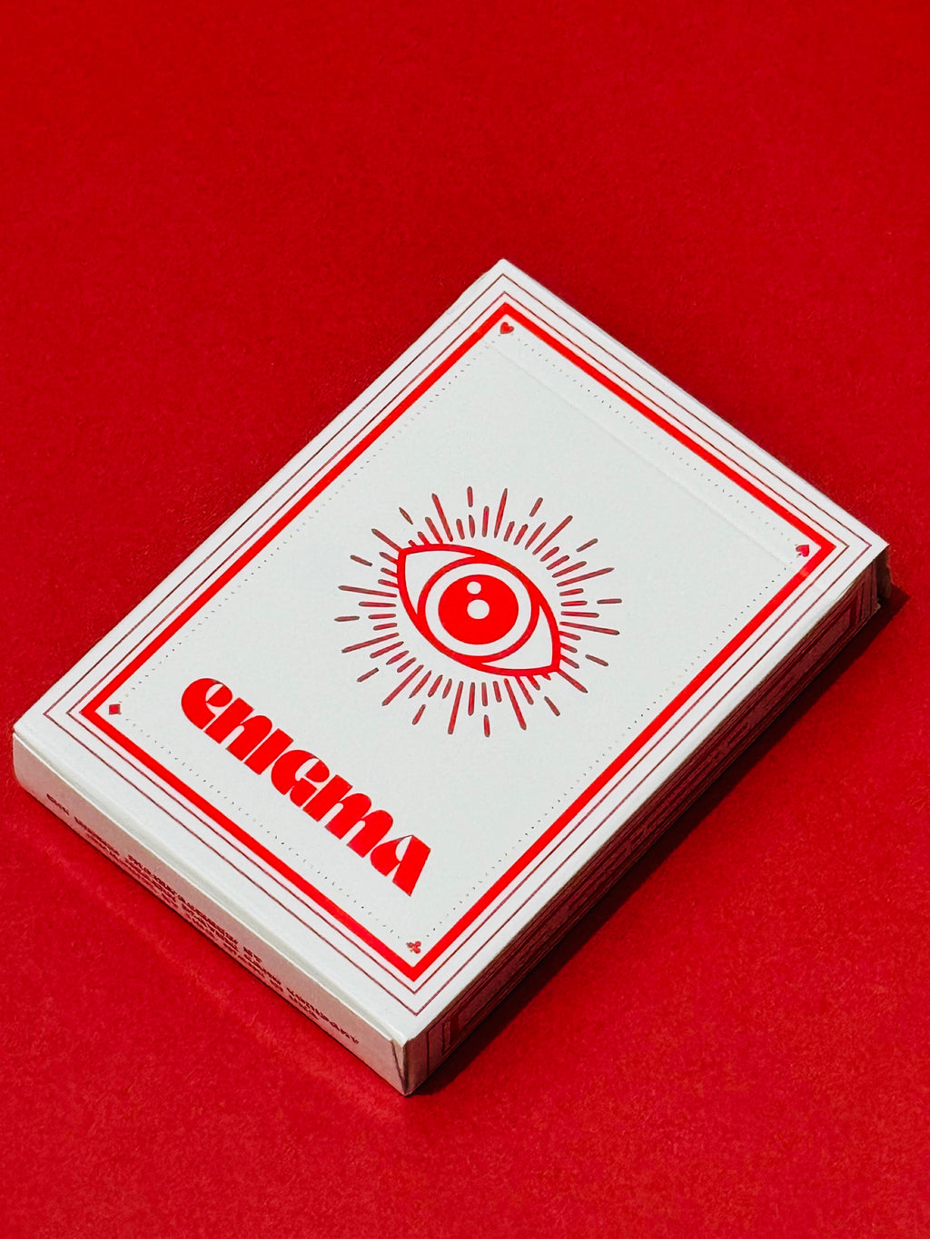 Torch Red Enigma Playing Cards
